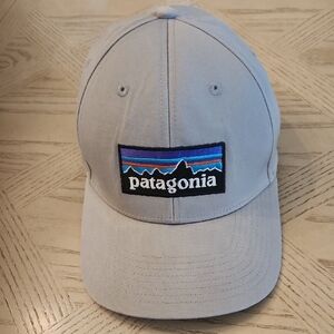 Patagonia Gray Cap with Embroidered Logo Snap Back